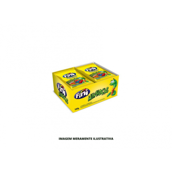 BALA - FINI - 15g GOMA MINI MINHOCA BRILHO - DP12